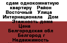 сдам однокомнатную квартиру › Район ­ Восточный › Улица ­ 3 Интернационала › Дом ­ 25 › Этажность дома ­ 14 › Цена ­ 15 000 - Белгородская обл., Белгород г. Недвижимость » Квартиры аренда   